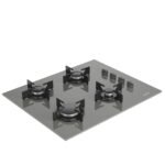 Arçelik OCD T 651 EG Fibona Serisi Gazlı Cam Tablalı Ocak - Görsel 2